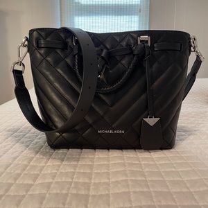 Michael Kors Quilted Bucket Bag